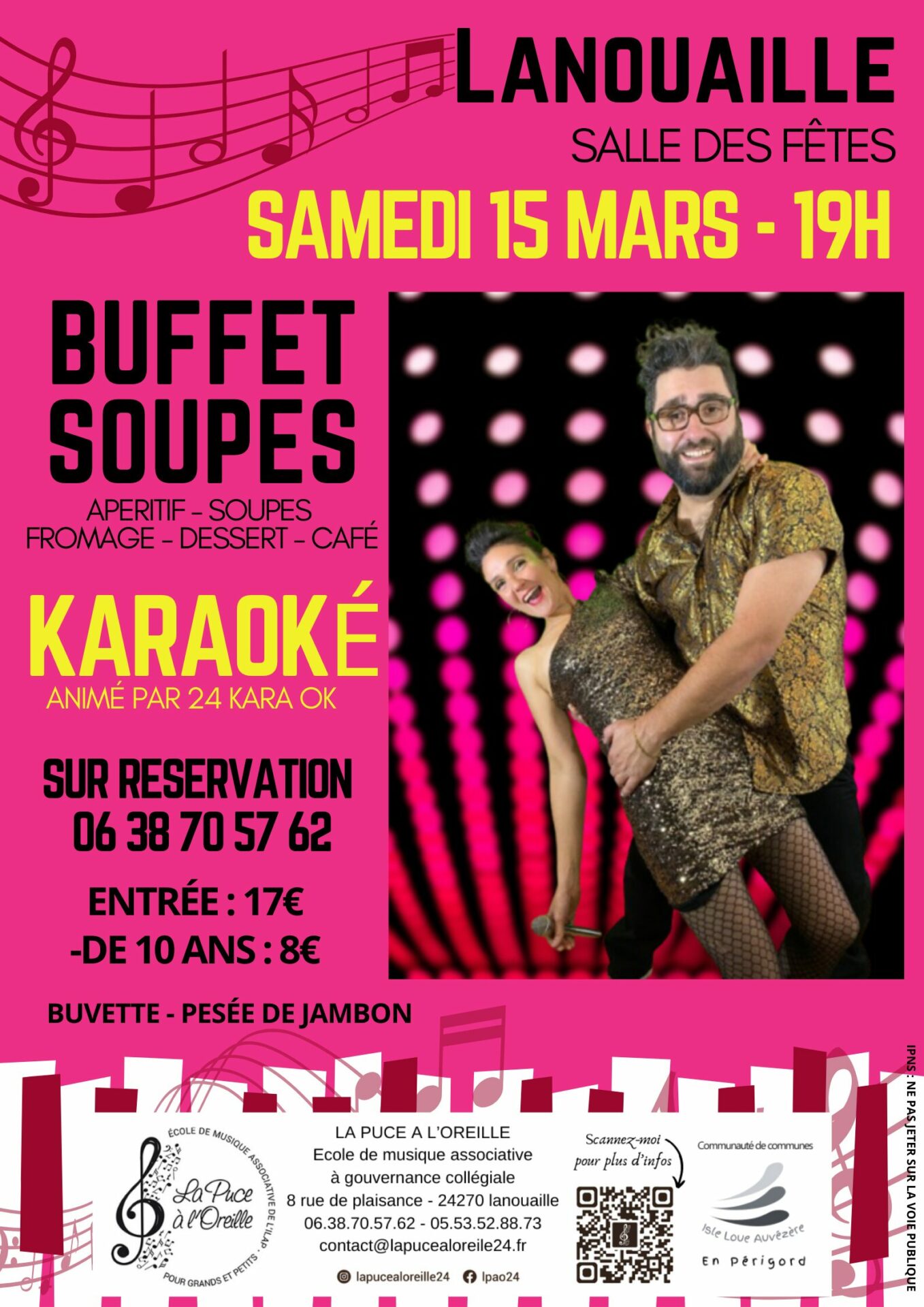 Buffet soupes – Karaoke