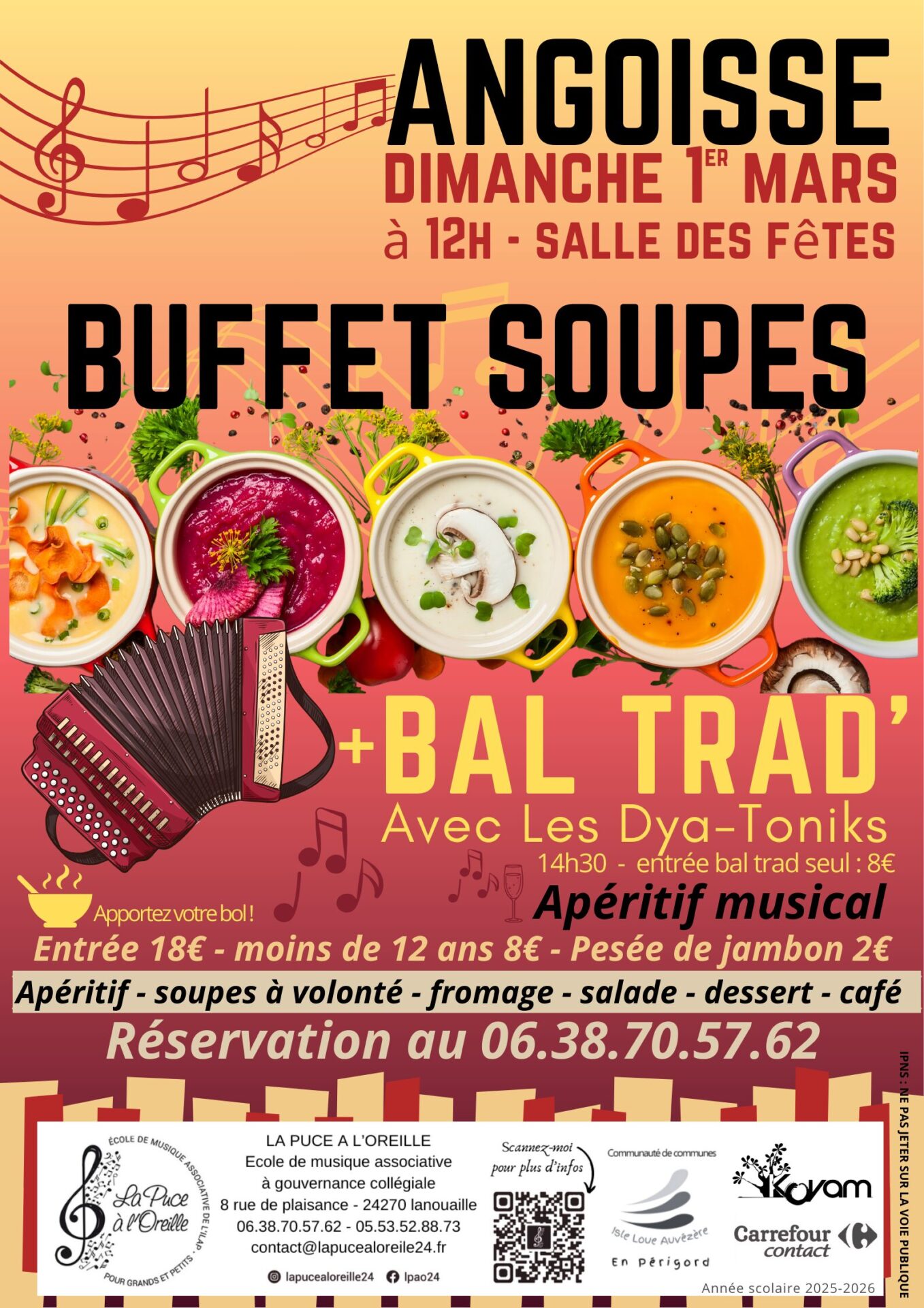 Buffet Soupes Bal trad&rsquo;